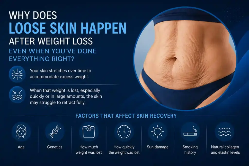 Why Does Loose Skin Happen After Weight Loss Even When You’ve Done Everything Right Swindon?
