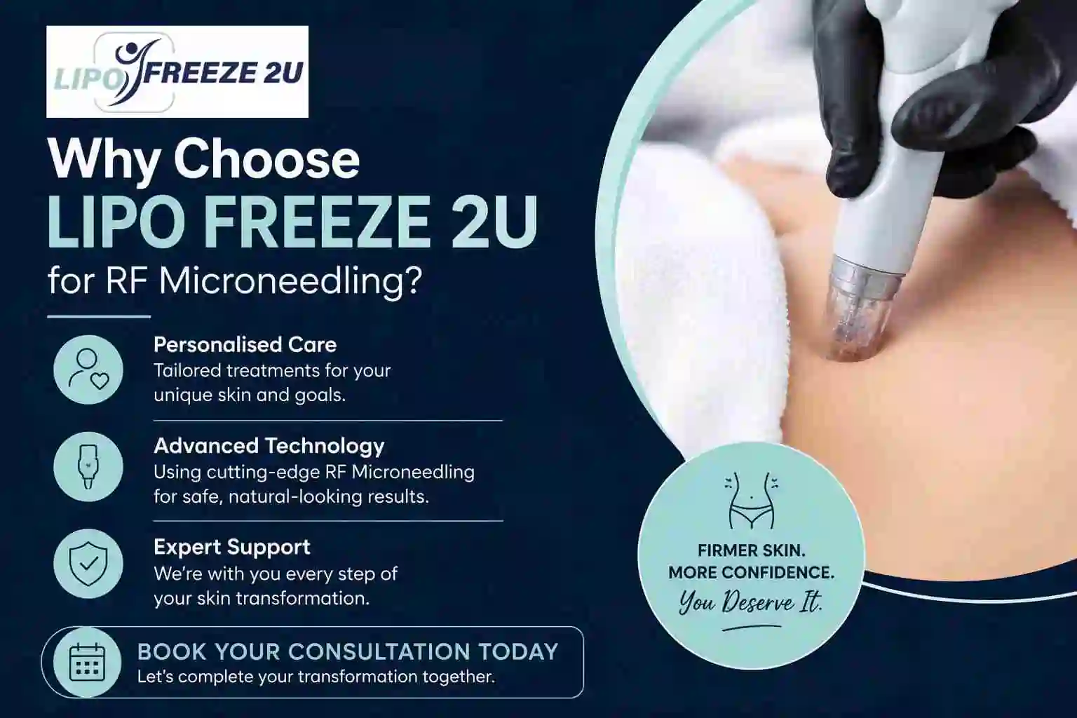 Why Choose LIPO FREEZE 2U for RF Microneedling Swindon?